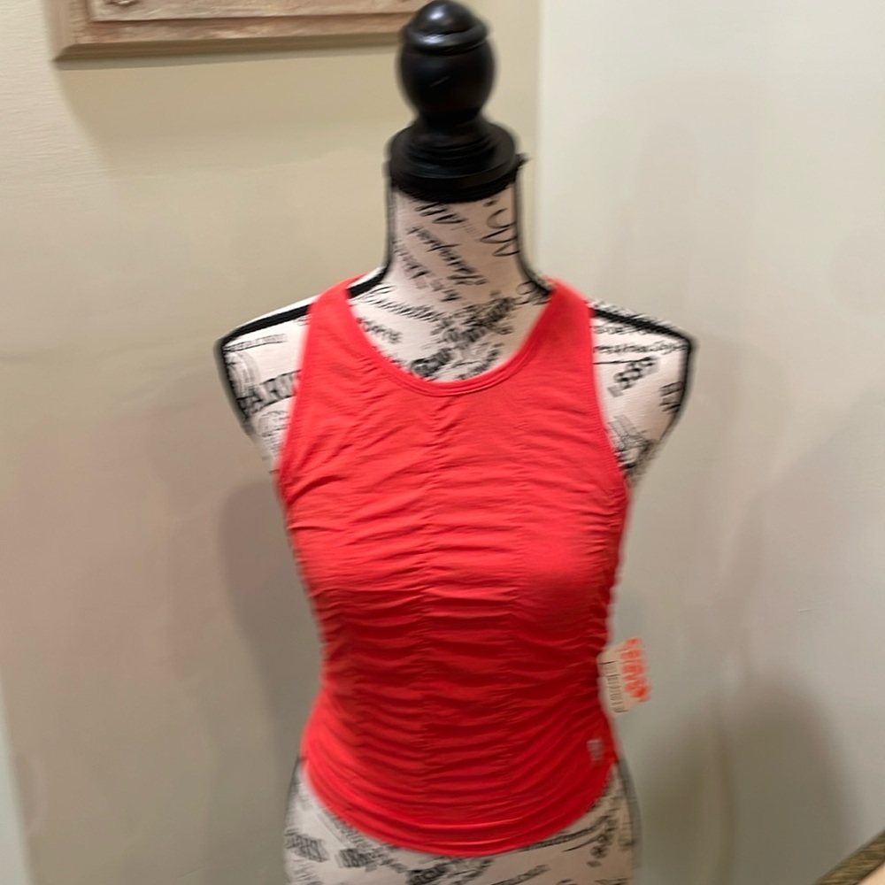 NWT FP Movement by Free People Tank (S) in dark orange